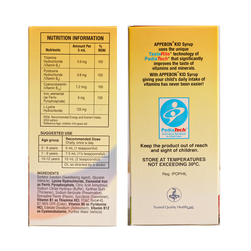 Appebos Appebon Kid With Iron Syrup 250ml