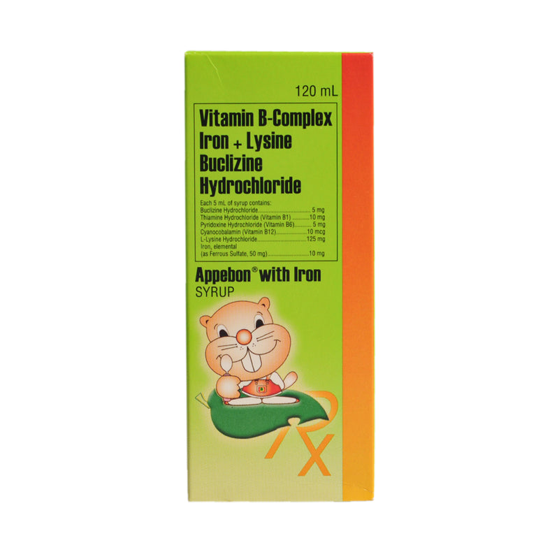 Appebon With Iron Buclizine Syrup 120ml