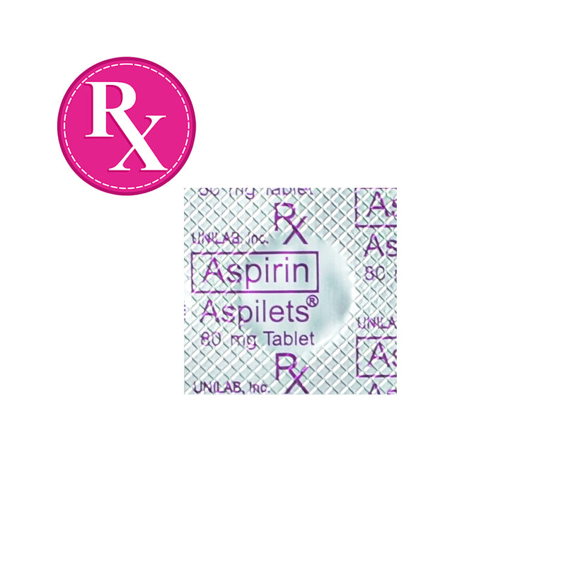 Aspilets Aspirin Ulq 80mg Tablet By 1's