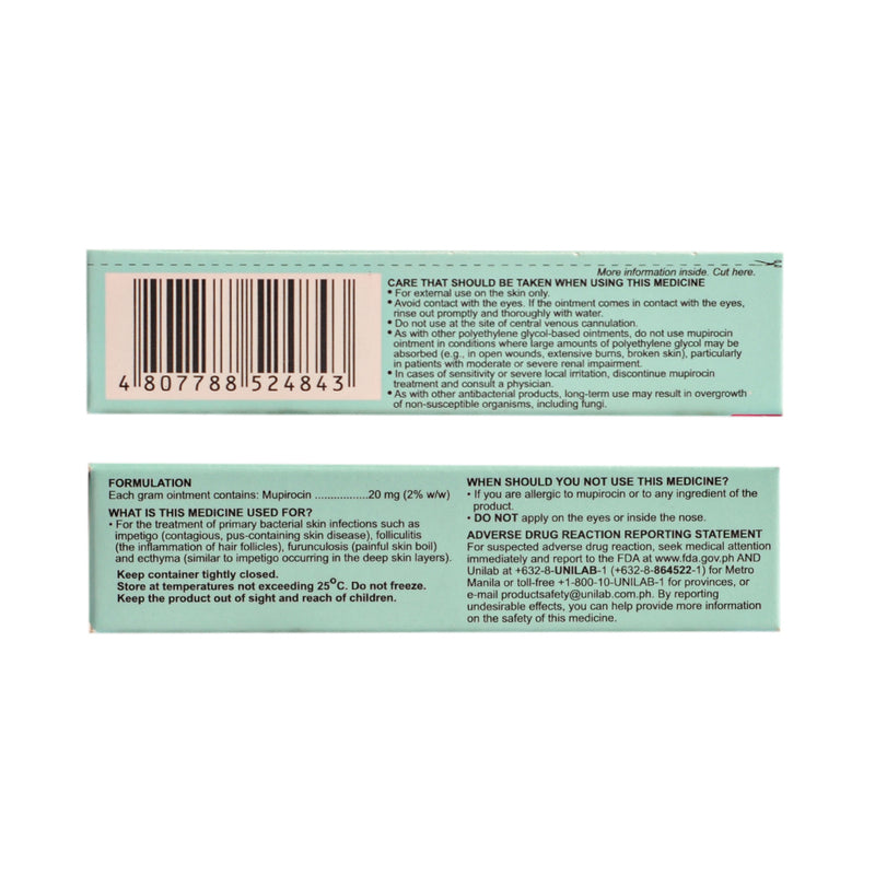 Bactifree Mupirocin 2% Ointment 5g