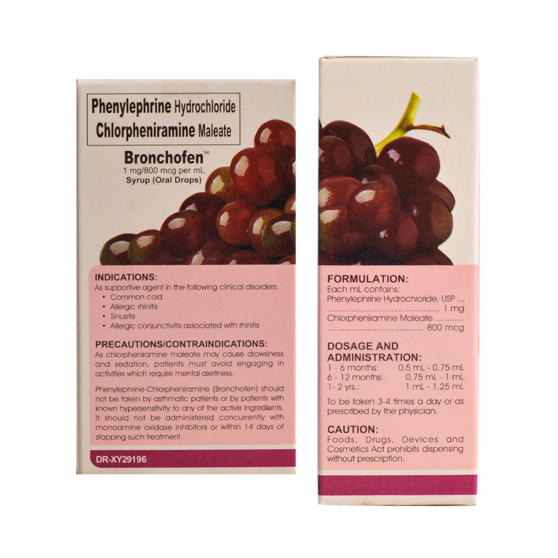 Bronchofen Phenylephine 1mg/0.8mg/ml Drops 15ml