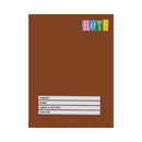 Hots Writing Notebook Assorted Color Coded 80 Leaves