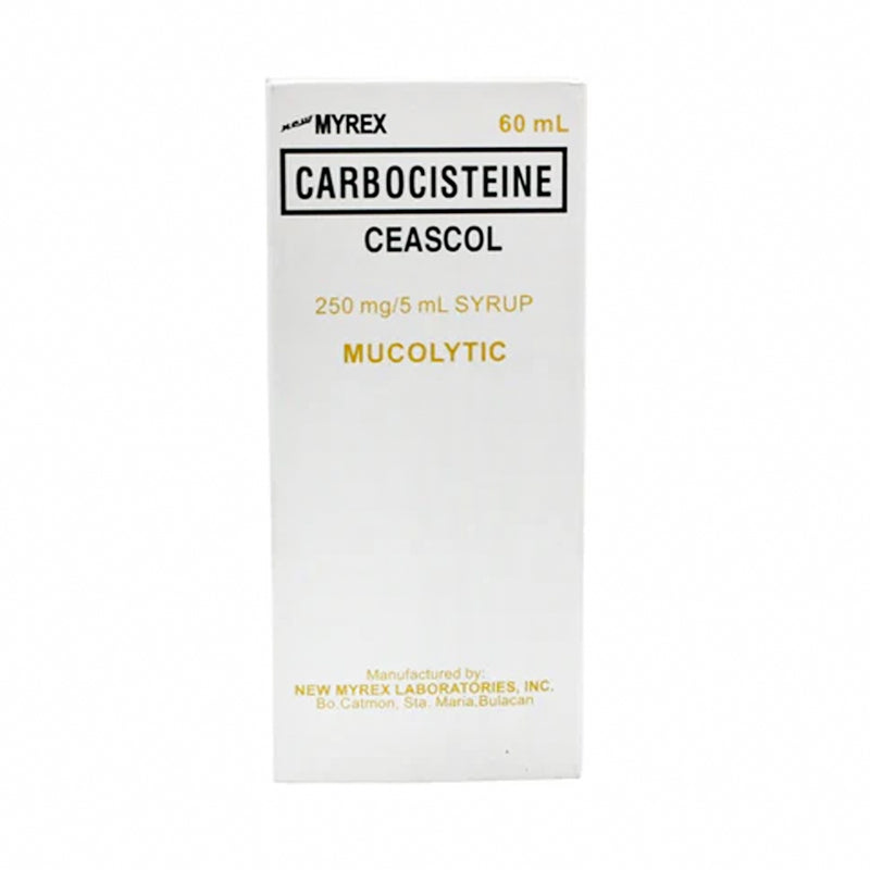 Ceascol Carbocisteine 250mg/5ml Syrup 60ml