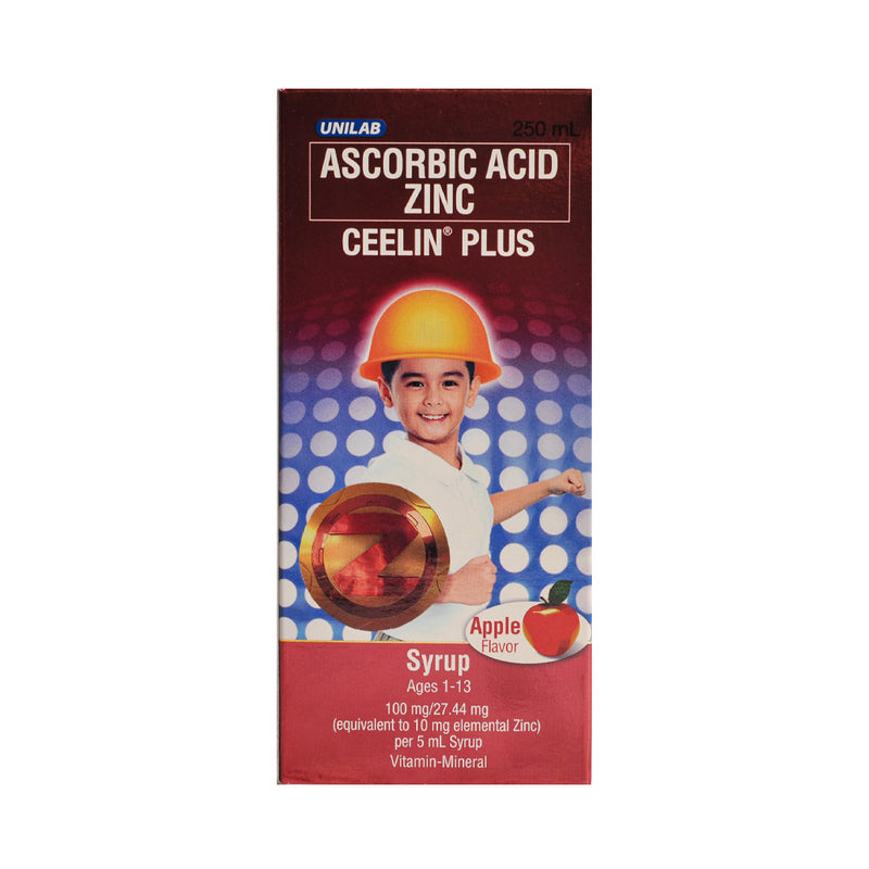 Ceelin Plus Ascorbic Acid With Zinc Syrup 250ml