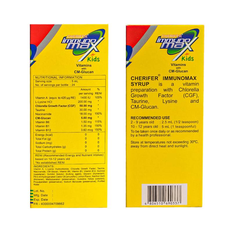 Cherifer Immuno Max For Kids 120ml