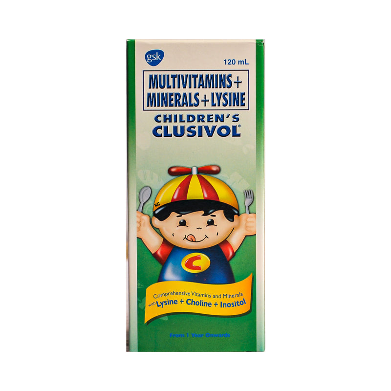 Clusivol Multivitamins + Minerals + Lysine Syrup 120ml