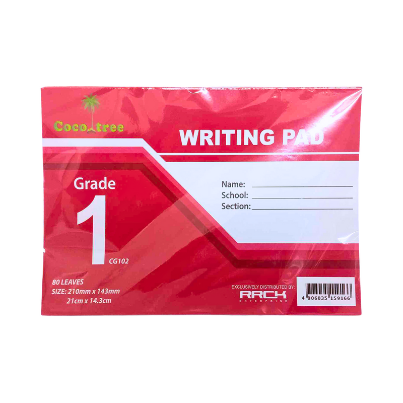 Coco Tree Grade 1 Writing Pad 80 Leaves