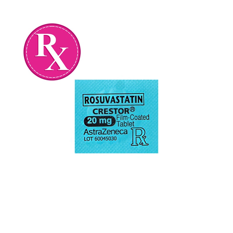 Crestor Rosuvastatin 20mg Film-Coated Tablet By 1's