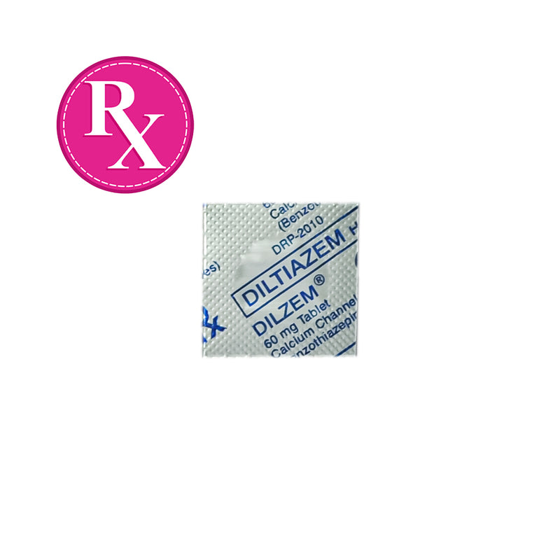 Dilzem Diltiazem Hydrochloride 60mg Tablet By 1's