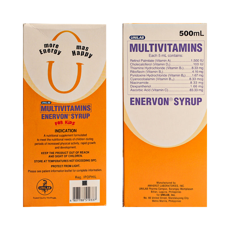 Enervon C Multivitamins Syrup 500ml