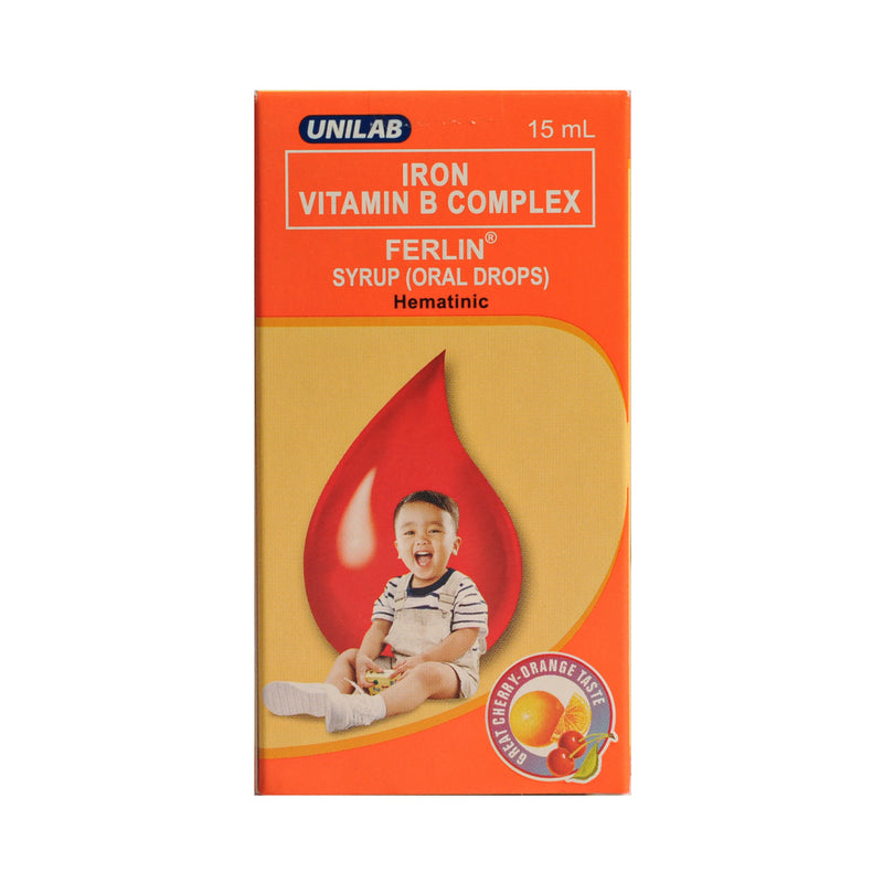 Ferlin Iron Vitamin B Complex Drops 15ml