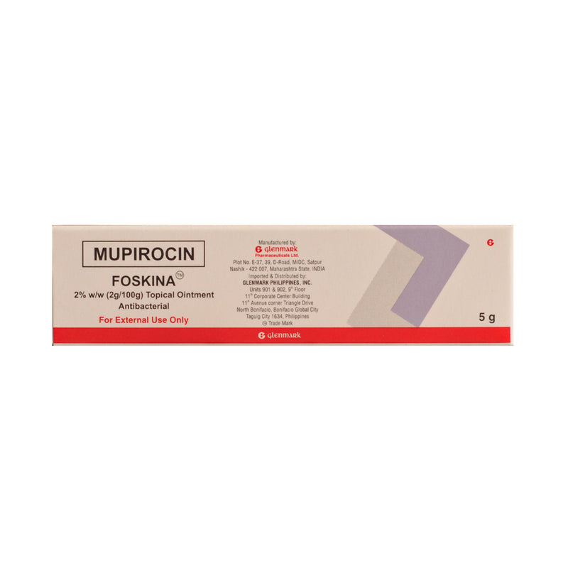 Foskina Mupirocin 2% With Tropical Ointment 5g