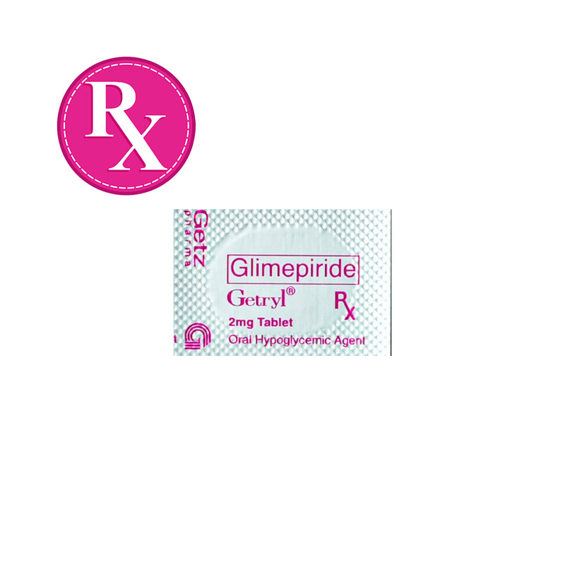 Getryl Glimepiride 2mg Tablet By 1's