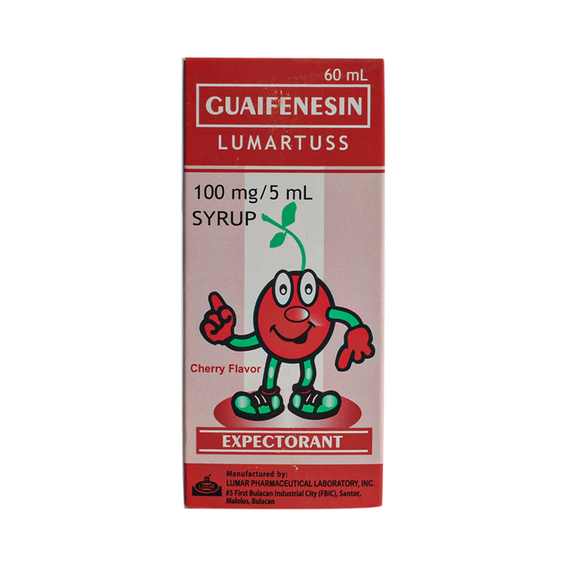 Guaifenesin 100mg/5ml Syrup 60ml