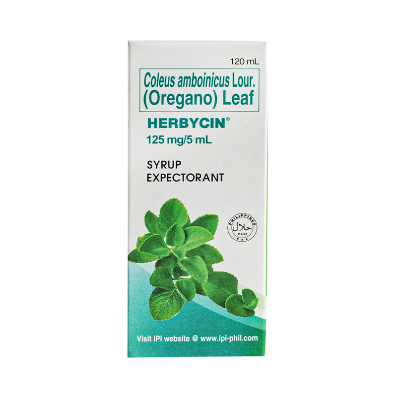 Herbycin Oregano 125mg/5ml Syrup120ml