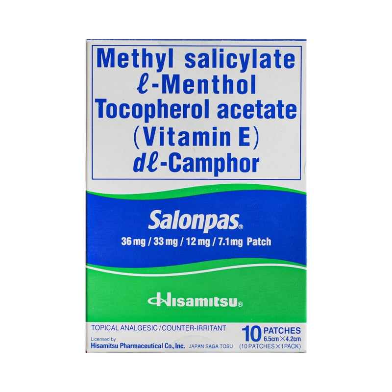 Hisamitsu Salonpas Medicated Patch 10's