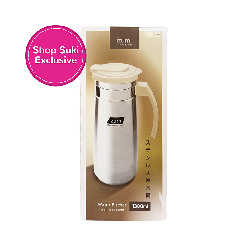 Izumi Stainless Steel Water Pitcher 1300ml