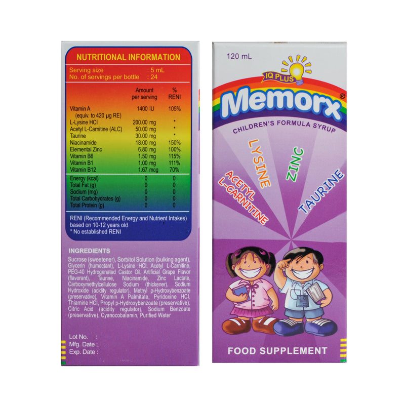 Memorx Syrup 120ml