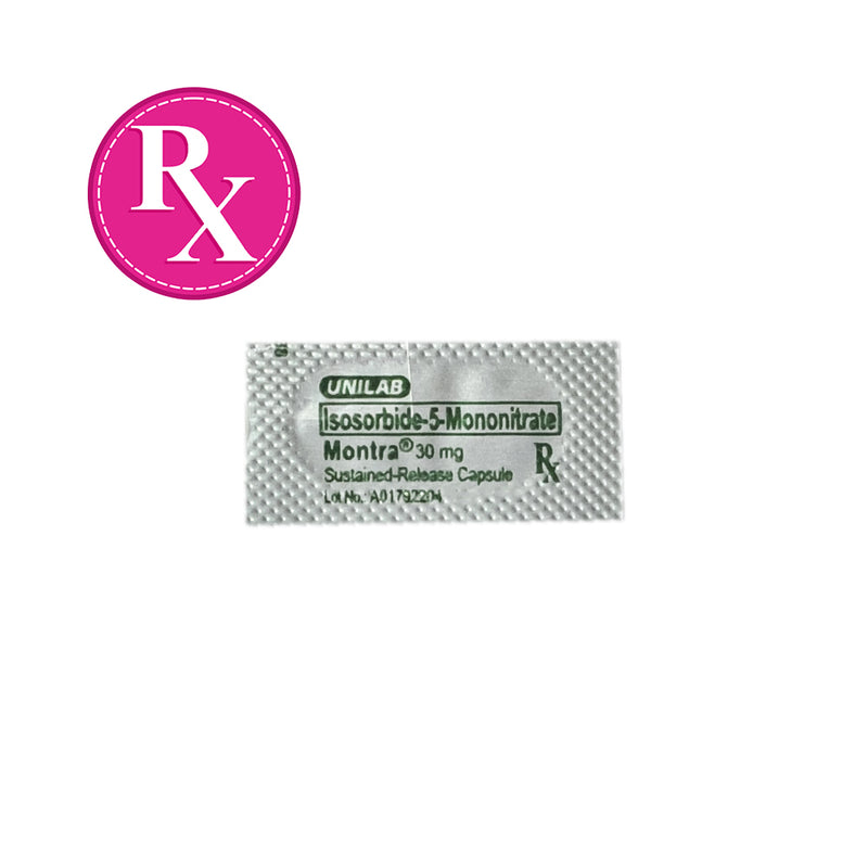 Montra Isosorbide Mononitrate 30mg Capsule By 1's