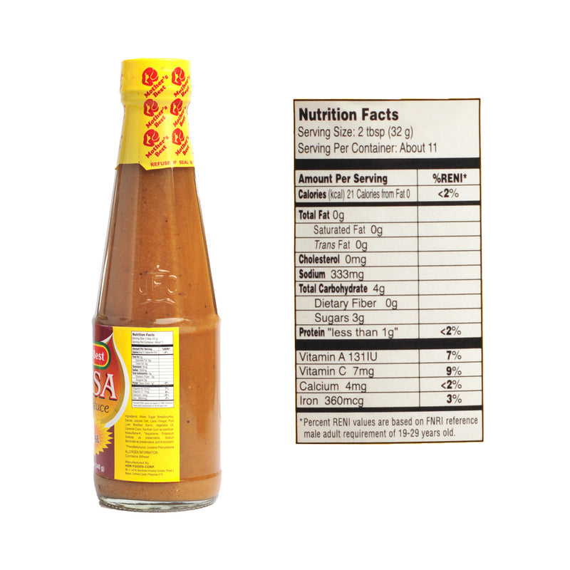 Mother's Best Sarsa Lechon Sauce Regular 340g (12oz )