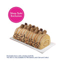 Red Ribbon Mocha Cake Half Roll