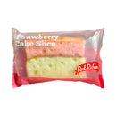 Red Ribbon Strawberry Cake Slice Single