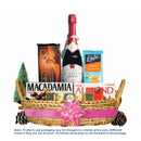 Red Wine And Chocolate Treasures Gift Basket