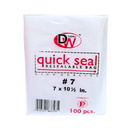 Donewell Quick Seal Resealable 7"x10" 1/2 Inches 100's