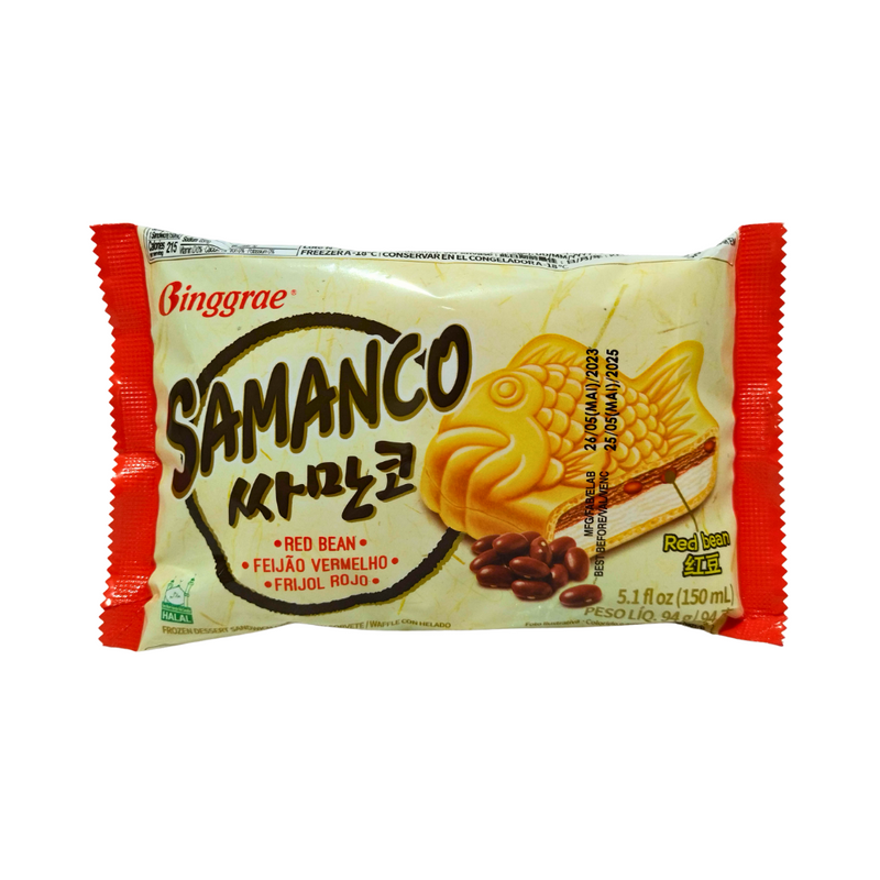 Samanco Ice Cream Waffle Red Bean 150ml