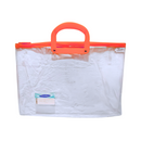 Signature Transparent Envelope With Zipper And Handle Long