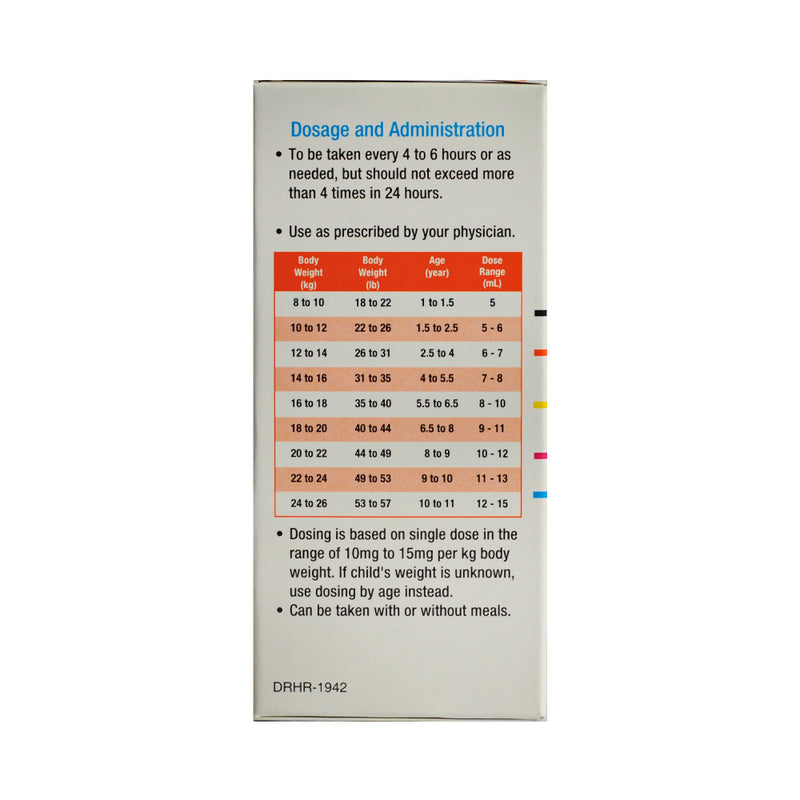 Tempra Paracetamol 120mg/5ml Syrup Orange 60ml