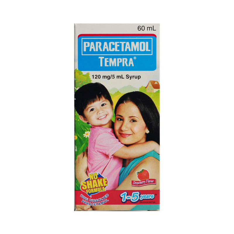 Tempra Paracetamol 120mg/5ml Syrup 60ml