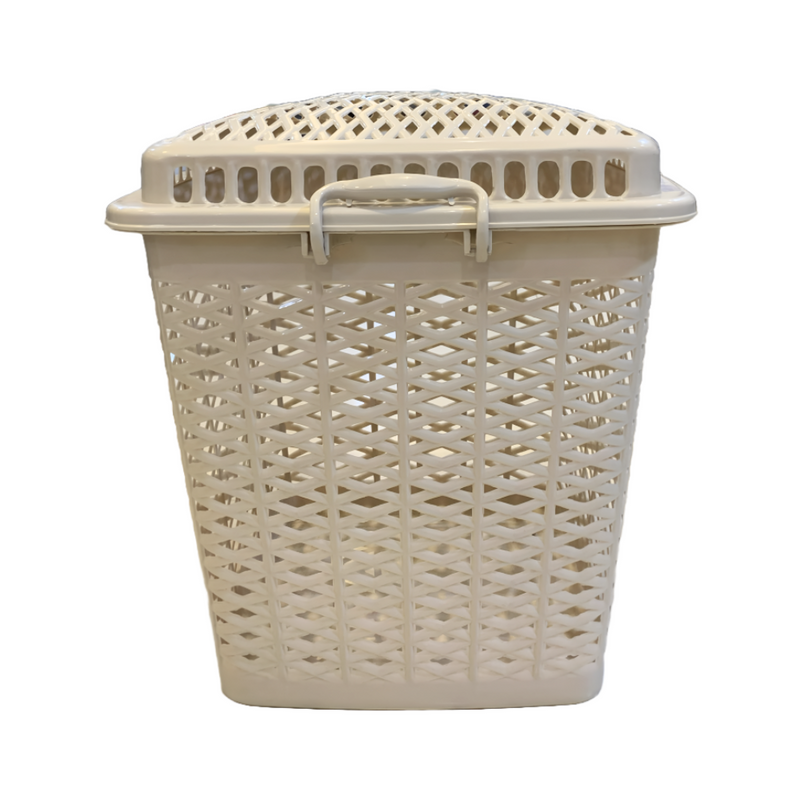 Ideal Living Storage Basket White Light Gray 29.7 x 18.6 x 16.2cm