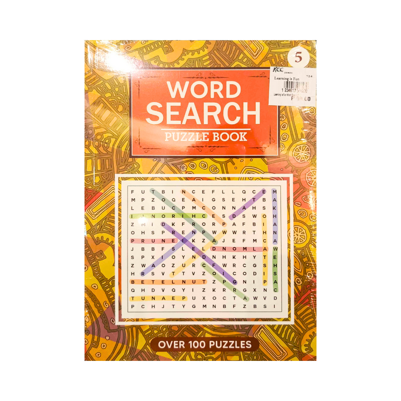 Learning Is Fun Word Search Over 100 Puzzle