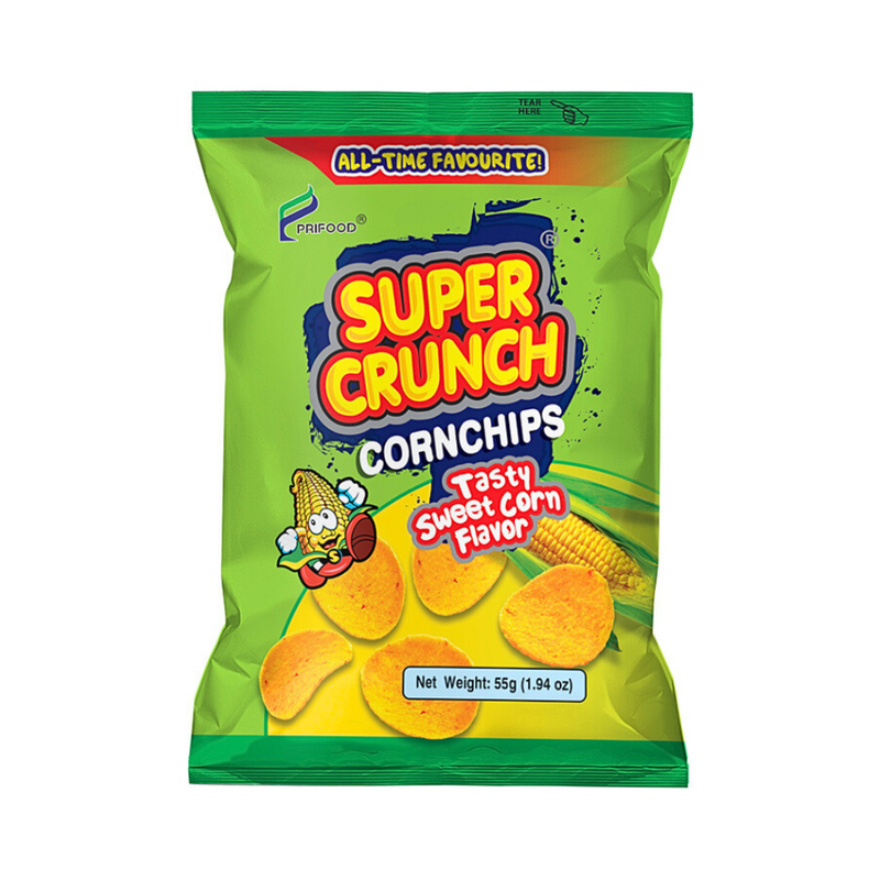 Super Crunch Corn Chips Sweet Corn 55g