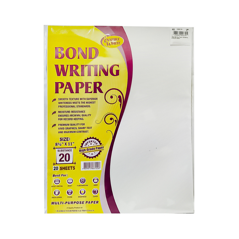 Bond Writing Paper Substance 20 Short