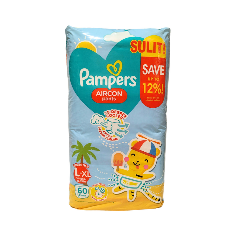 Pampers Sulit Aircon Pants Large 60 Pads