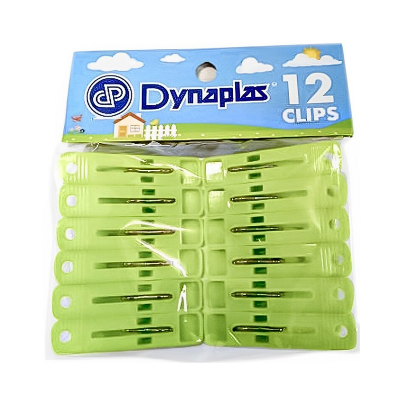 Dynaplas Clothes Clips 12's