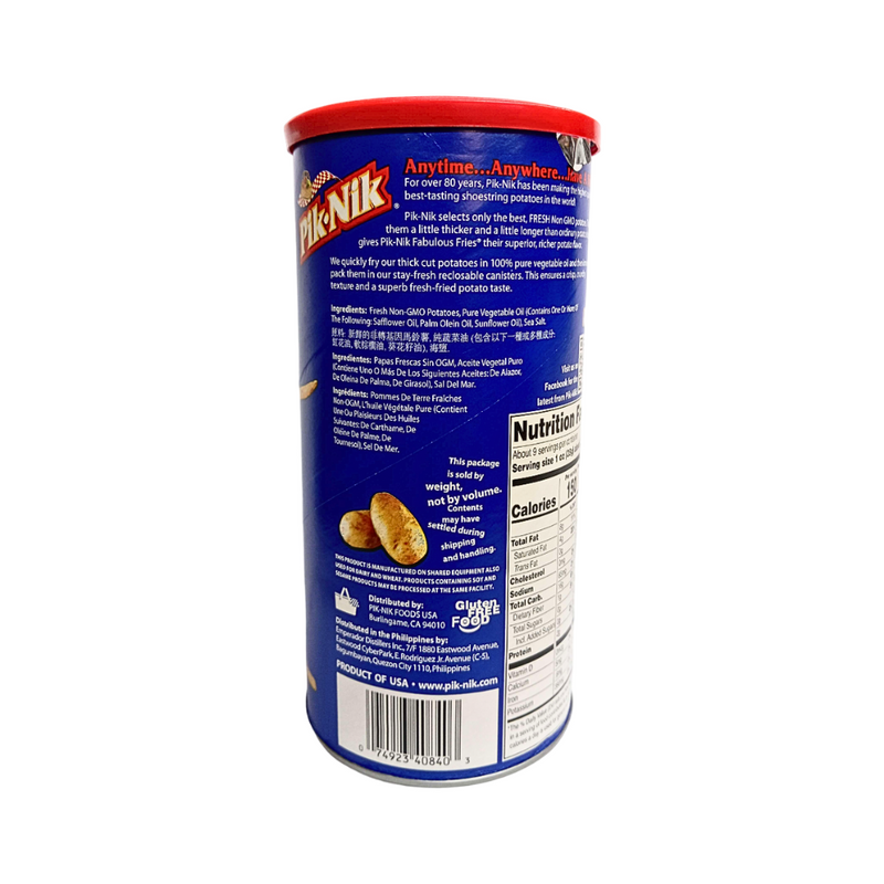 Pik-Nik Fries Snack Fabulous Fries 255g (9oz)