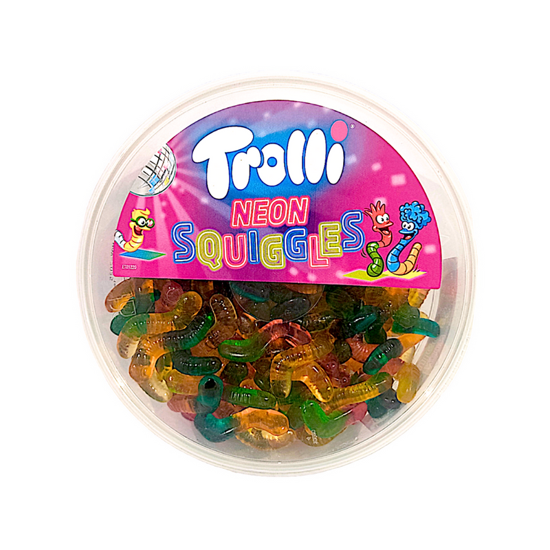 Trolli Gummy Candy Neon Squiggles 500g