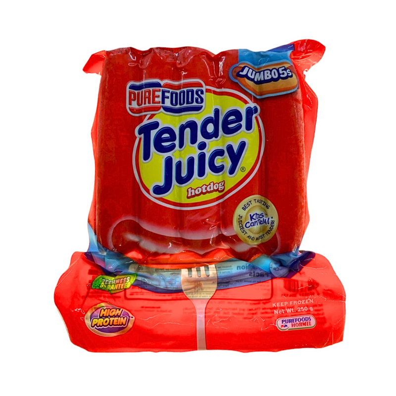 Purefoods Tender Juicy Hotdog Jumbo 250g