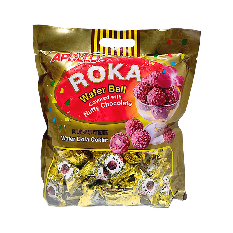 Apollo Roka Wafer Ball Nutty Chocolate 50's