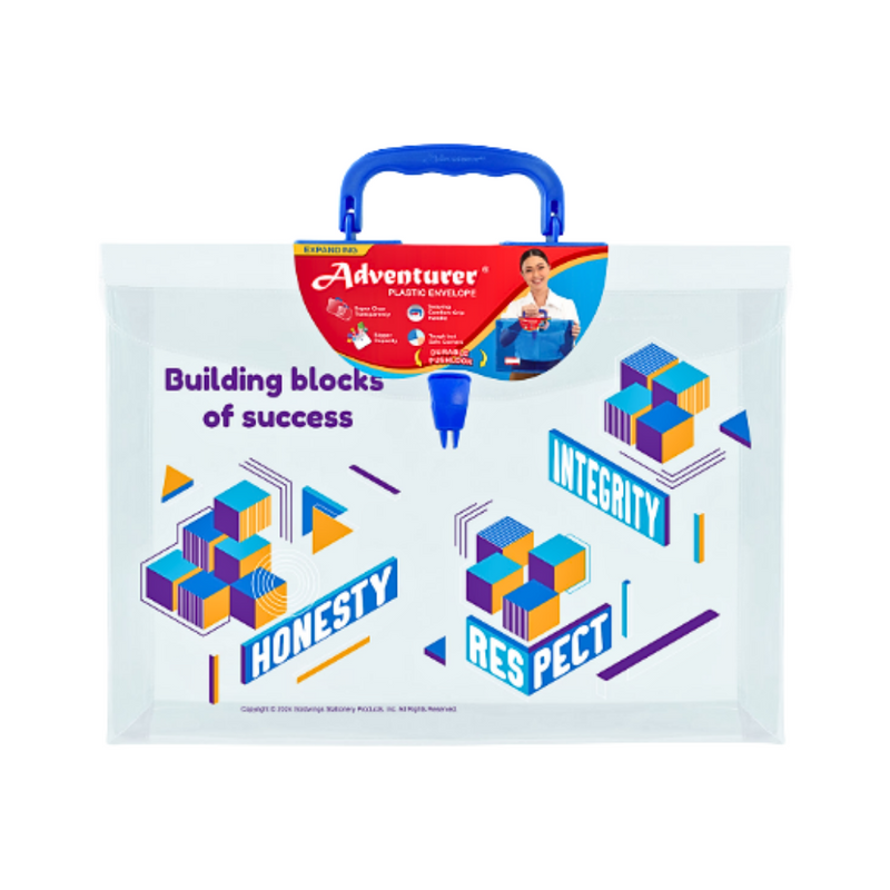 Adventurer Plastic Printed Envelop Clear Long