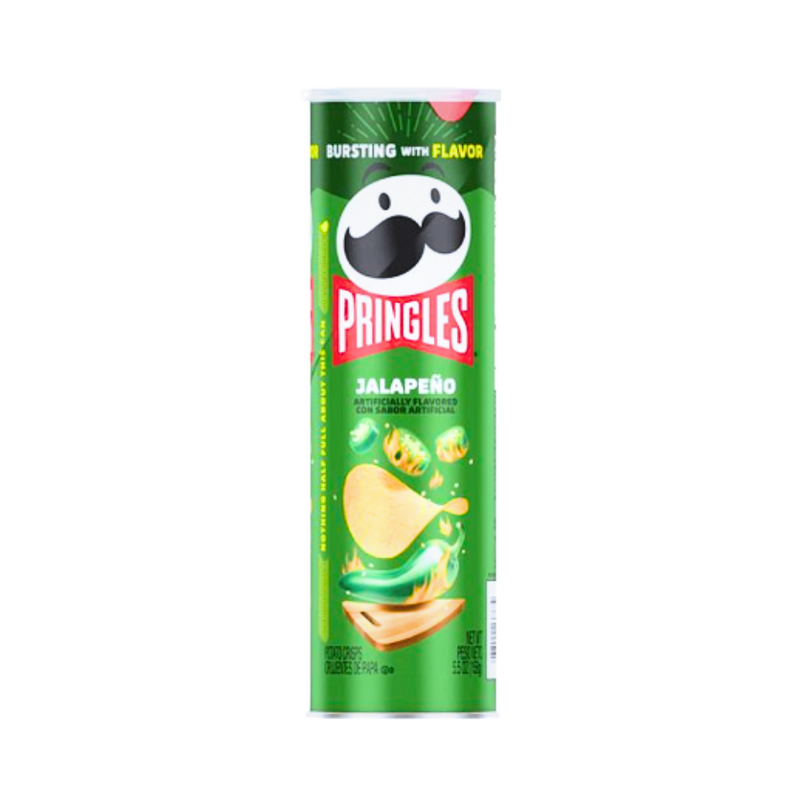 Pringles Potato Crisps Jalapeno 158g