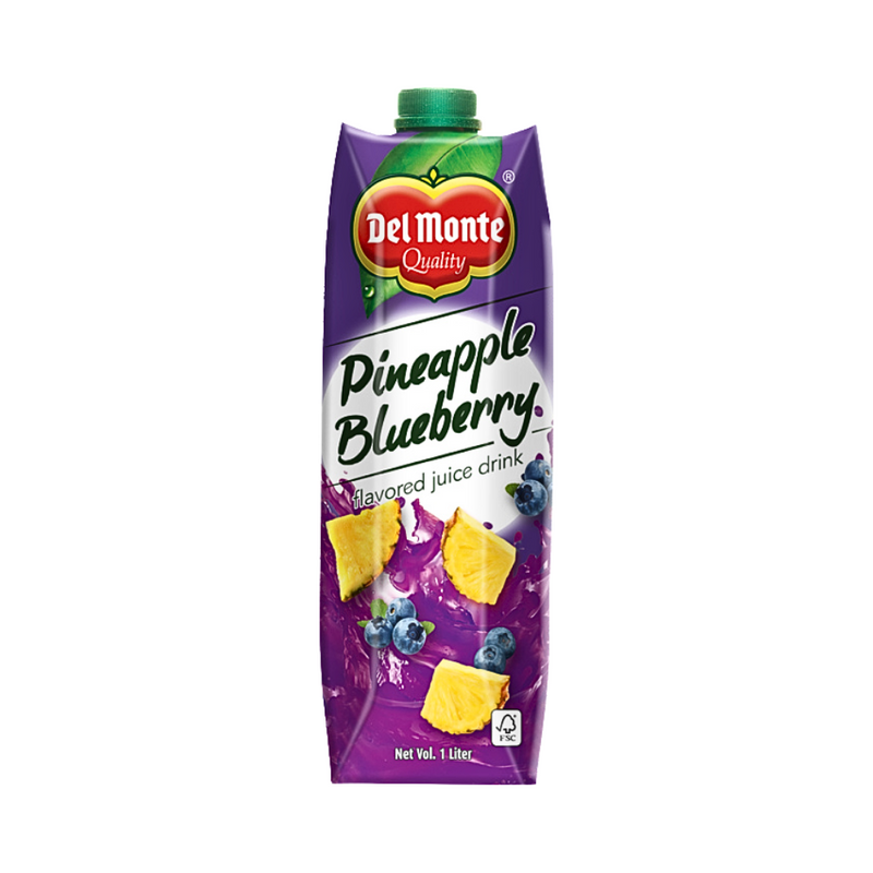 Del Monte Juice Drink Pineapple Blueberry 1L