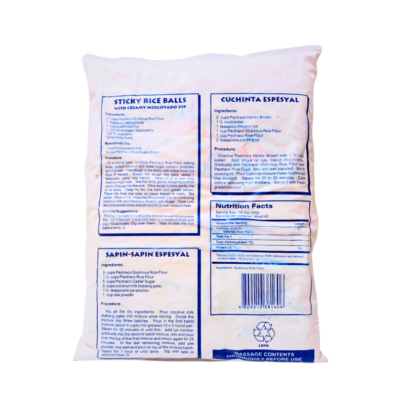 Peotraco Malagkit Glutinous Rice Flour 1kg