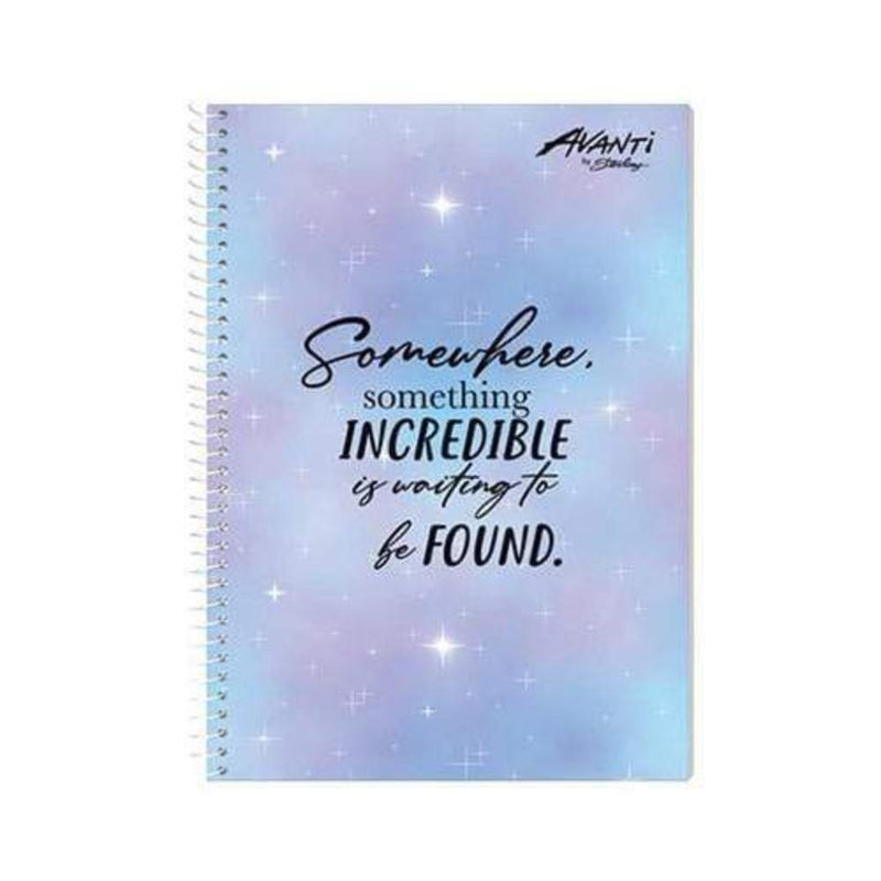 Avanti Notebook All About Stars Spiral 80 Leaves