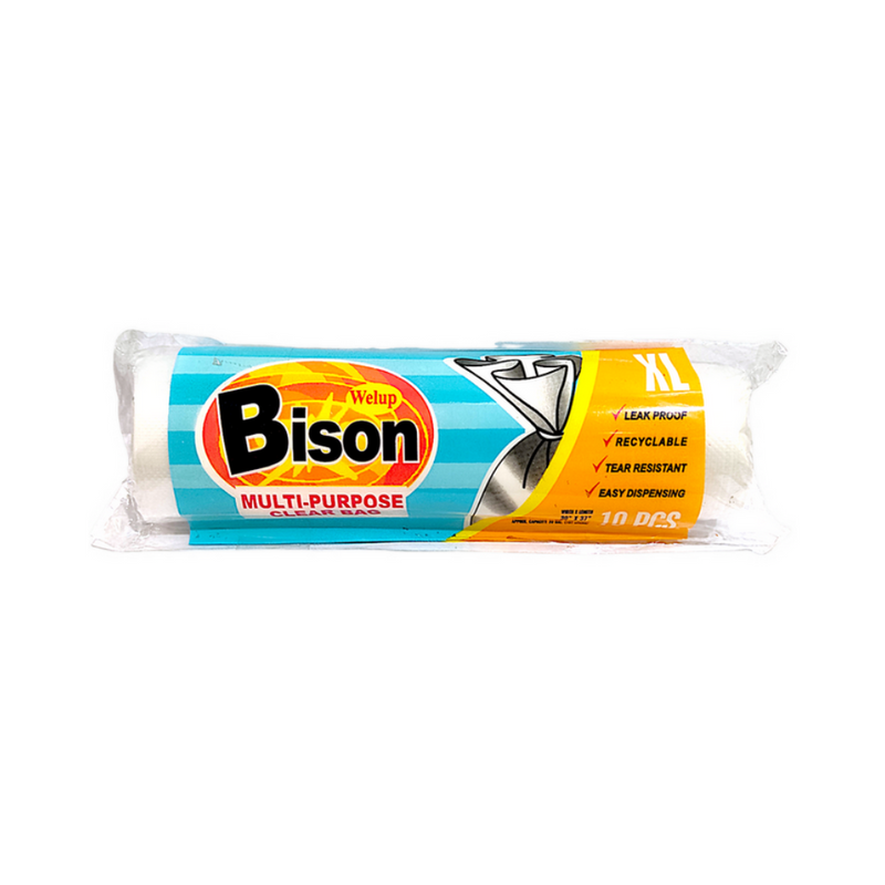 Bison Multi-Purpose Clear Bag 15 x 15 x 37in 10's