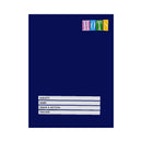 Hots Writing Notebook Assorted Color Coded 80 Leaves