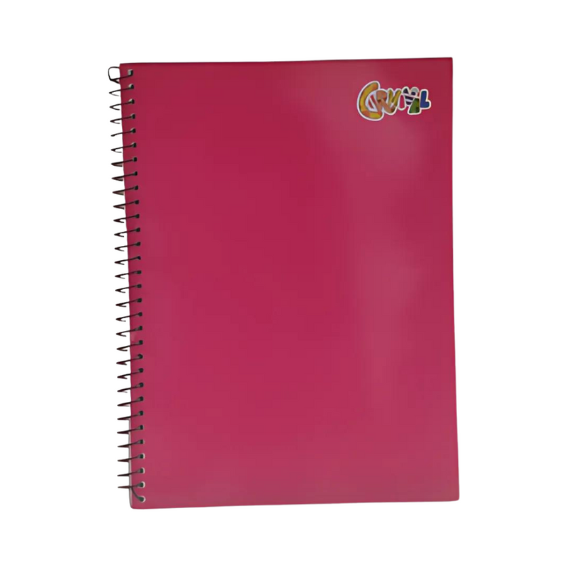Centurian Spiral Notebook Carnival Colors 80 Leaves